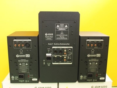 Adam Audio A3X Studio Monitors + Sub7 Subwoofer